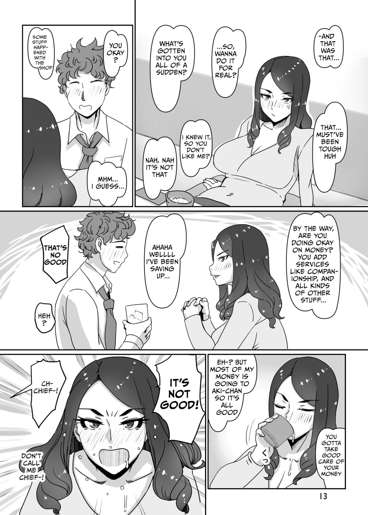 Hentai Manga Comic-The Delivery Health Girl Is The Veteran Office Lady 2-Read-12